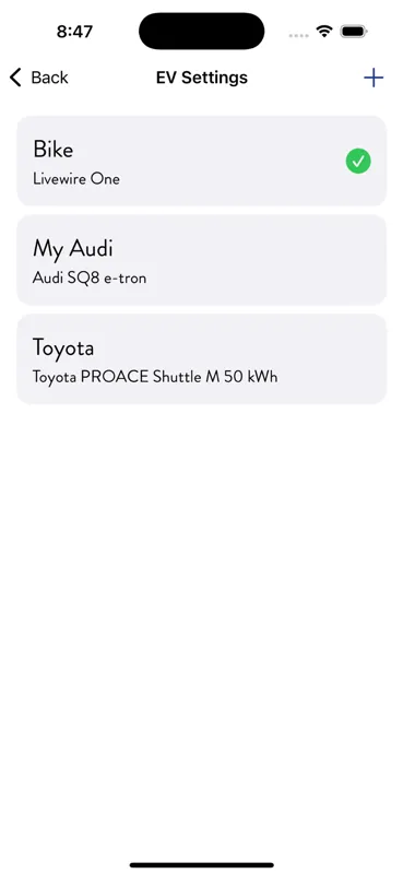 Settings View